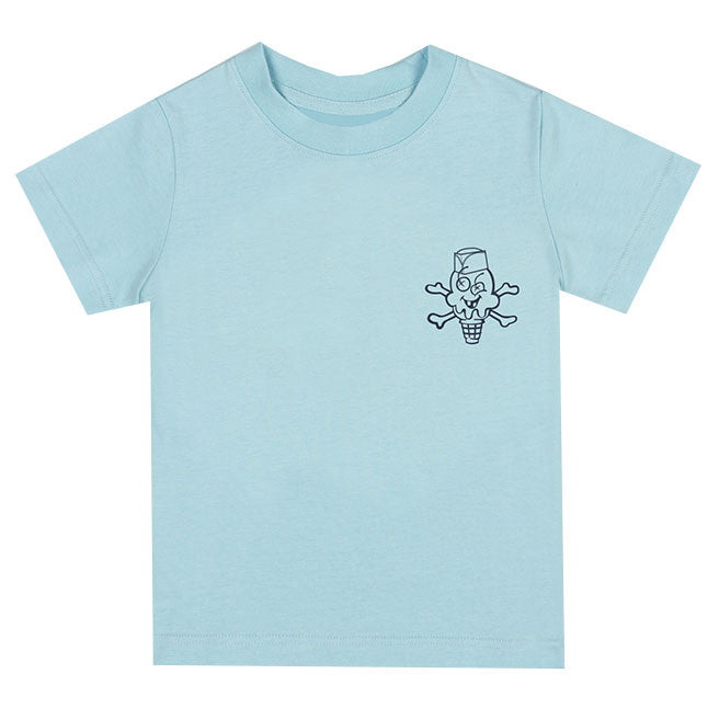 CONES SHAKES SUNDAES SS TEE - SKY BLUE