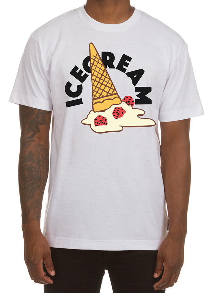 Icecream Spill SS Tee in White – view 1 of 1