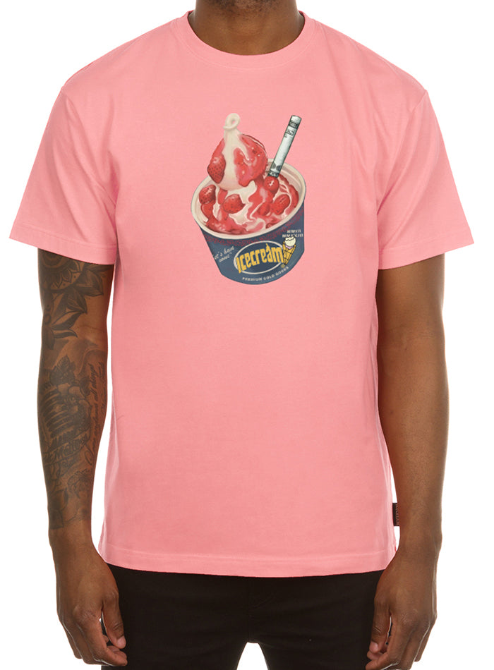 GLAZE SS TEE - PEACHES AND CREAM