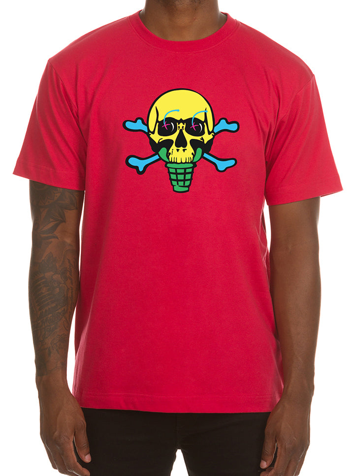REVEAL SS TEE - TRUE RED