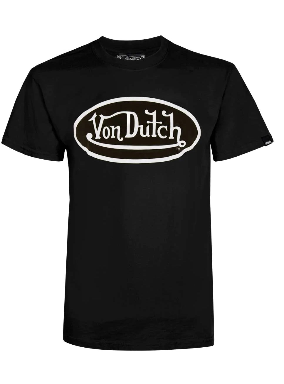 Von Dutch Black With White Logo Tee – view 1 of 1