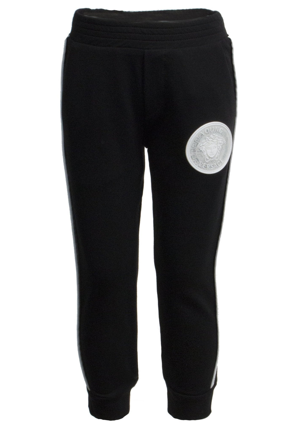 Young Versace Kids 3D Medusa Joggers-Black
