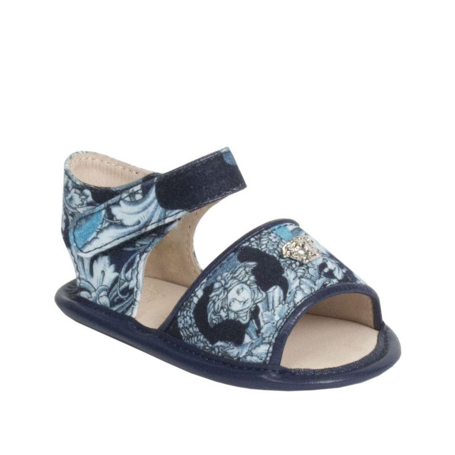 Baby Girl Baroque Sandals-Blue