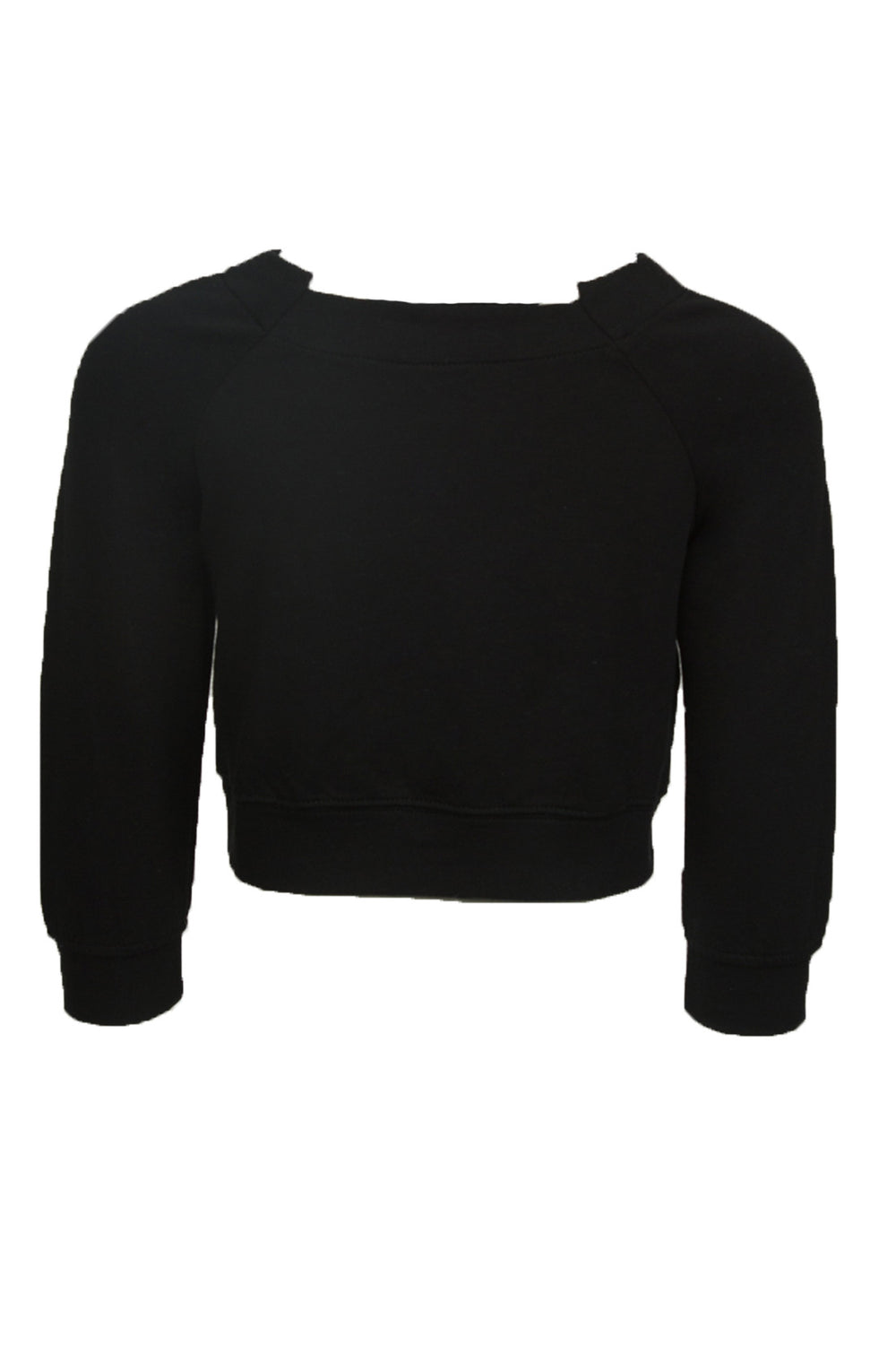 Girls Gold Medusa Long Sleeve Sweater-Black