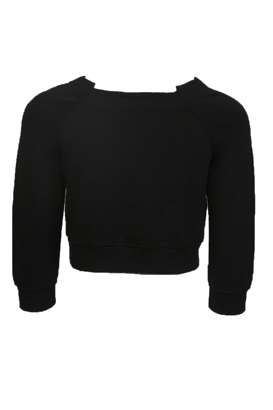 Girls Gold Medusa Long Sleeve Sweater-Black